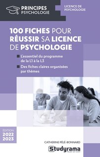Front cover_100 fiches pour réussir sa licence de psychologie