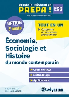 Couverture_Economie, sociologie et histoire du monde contemporain : option 2e année ECG : tout-en-un, conforme au nouveau programme
