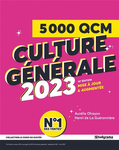 Front cover_5.000 QCM de culture générale 2023