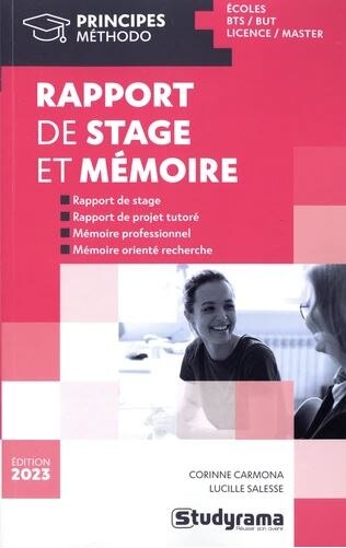 Couverture_Rapport de stage et mémoire