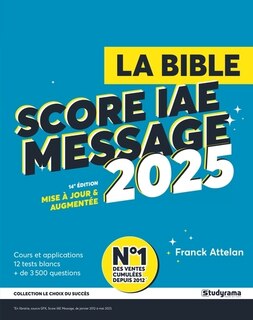 Front cover_La bible Score IAE Message : 2025