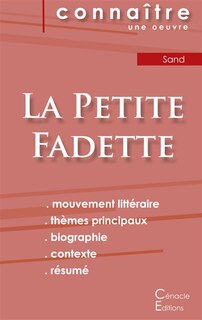 Couverture_Fiche de lecture La Petite Fadette de George Sand (Analyse littéraire de référence et résumé complet)
