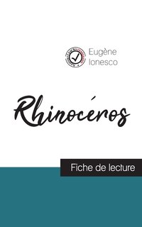 Couverture_Rhinocéros de Ionesco (fiche de lecture et analyse complète de l'oeuvre)
