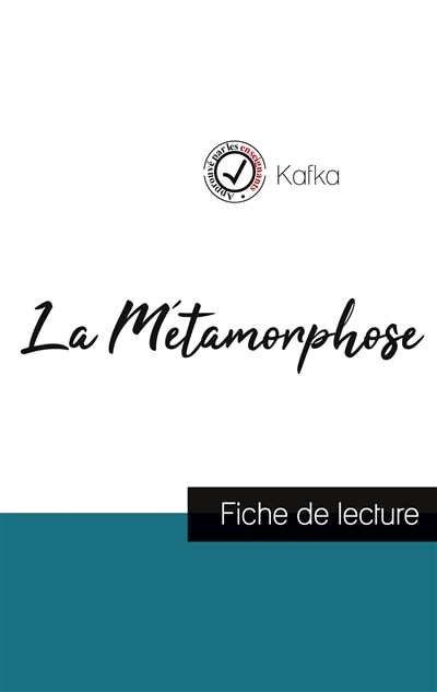 Couverture_La Métamorphose de Kafka (fiche de lecture et analyse complète de l'oeuvre)