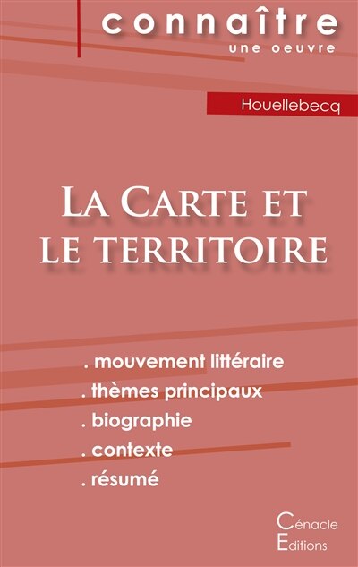 Front cover_Fiche de lecture La Carte et le territoire de Michel Houellebecq (Analyse littéraire de référence et résumé complet)