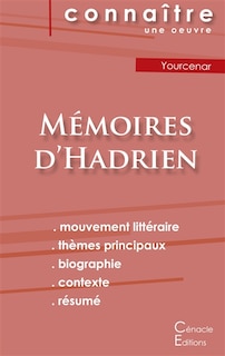 Front cover_Fiche de lecture Mémoires d'Hadrien de Marguerite Yourcenar (Analyse littéraire de référence et résumé complet)