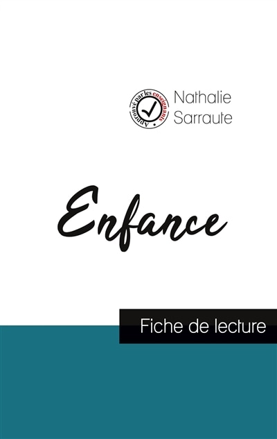 Couverture_Enfance de Nathalie Sarraute (fiche de lecture et analyse complète de l'oeuvre)