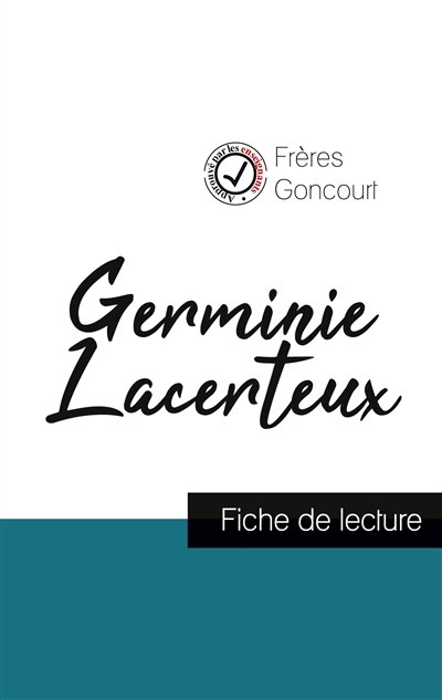 Front cover_Germinie Lacerteux des Frères Goncourt (fiche de lecture et analyse complète de l'oeuvre)