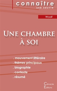 Couverture_Fiche de lecture Une chambre à soi de Virginia Woolf (Analyse littéraire de référence et résumé complet)