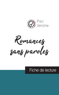 Front cover_Romances sans paroles de Paul Verlaine (fiche de lecture et analyse complète de l'oeuvre)