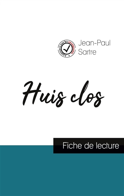 Front cover_Huis clos de Jean-Paul Sartre (fiche de lecture et analyse complète de l'oeuvre)