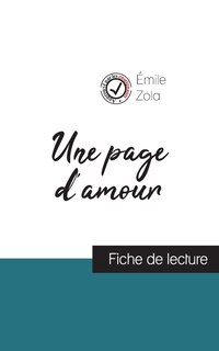 Front cover_Une page d'amour de Émile Zola (fiche de lecture et analyse complète de l'oeuvre)