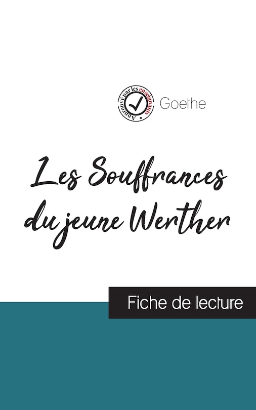 Front cover_Les Souffrances du jeune Werther de Goethe (fiche de lecture et analyse complète de l'oeuvre)