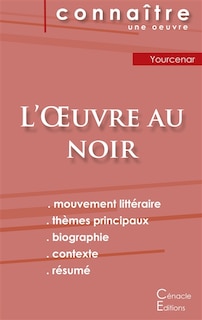 Front cover_Fiche de lecture L'Oeuvre au noir de Marguerite Yourcenar (analyse littéraire de référence et résumé complet)