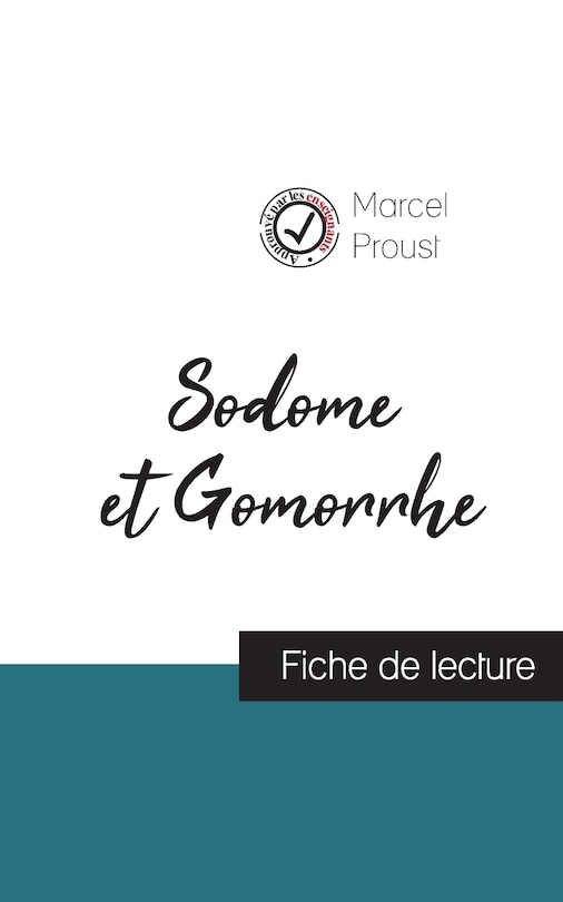 Front cover_Sodome et Gomorrhe de Marcel Proust (fiche de lecture et analyse complète de l'oeuvre)