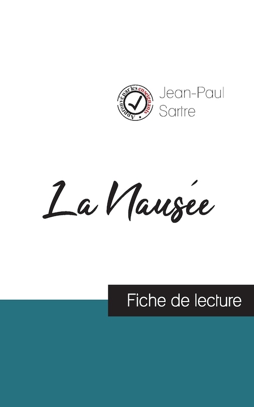 Front cover_La Nausée de Jean-Paul Sartre (fiche de lecture et analyse complète de l'oeuvre)