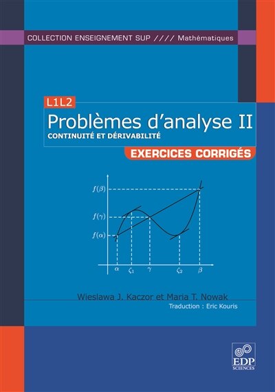 Couverture_Problèmes d'analyse, L3M1 : exercices corrigés, Vol. 3. Intégration