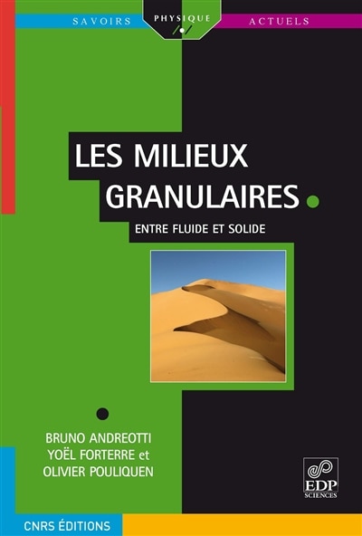 Front cover_Les milieux granulaires : entre fluide et solide