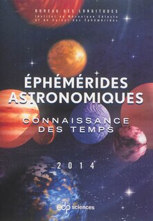 Front cover_Ephémérides astronomiques 2014