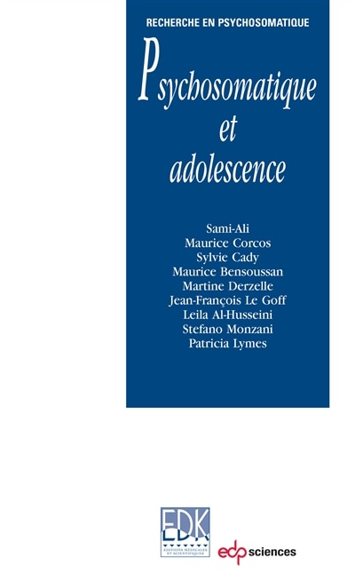 Front cover_Psychosomatique et adolescence