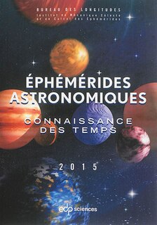 Front cover_Ephémérides astronomiques