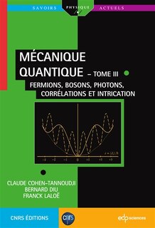Front cover_Fermions, bosons, photons, corrélations et intrication