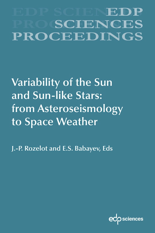 Couverture_Variability of the Sun and Sun-like Stars: from Asteroseismology to Space Weather