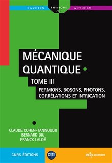 Couverture_Fermions, bosons, photons, corrélations et intrication