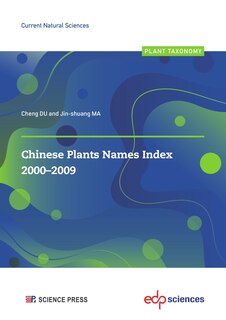 Front cover_Chinese Plants Names Index 2000-2009