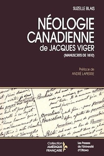 Couverture_Néologie canadienne de Jacques Viger