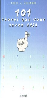 Front cover_101 CHOSES QUE ...SAVEZ DEJA
