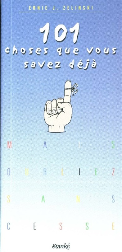 Front cover_101 CHOSES QUE ...SAVEZ DEJA