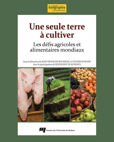 Front cover_Une seule terre à cultiver