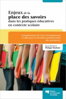 Couverture_La place des savoirs dans les pratiques éducatives au primaire