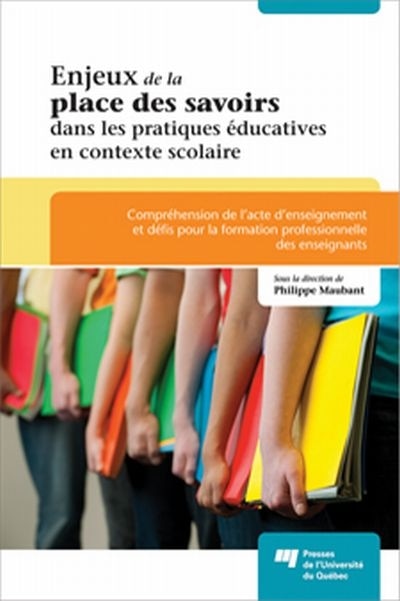 Couverture_La place des savoirs dans les pratiques éducatives au primaire