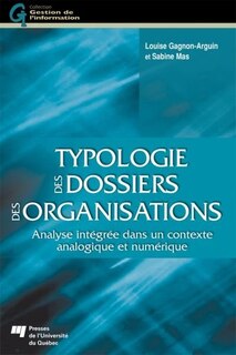Couverture_Typologie des dossiers des organisations