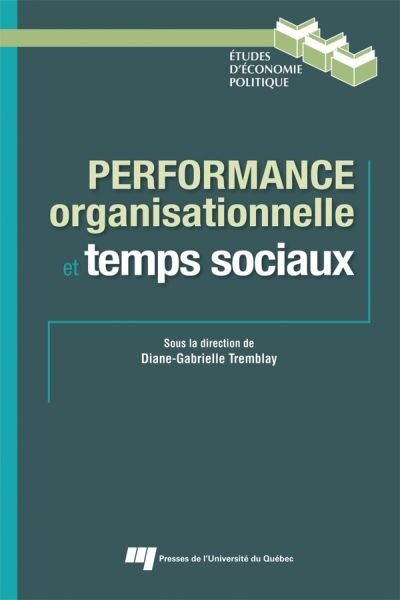 Front cover_Performance organisationnelle et temps sociaux