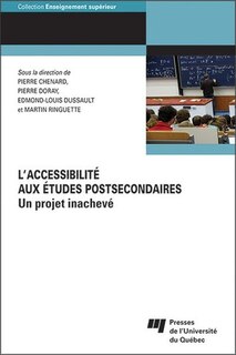 Couverture_L' accessibilité aux études postsecondaires