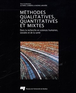 Couverture_Méthodes qualitatives, quantitatives et mixtes dans la recherche en sciences humaines, sociales et de la santé