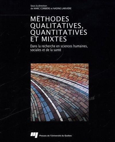 Couverture_Méthodes qualitatives, quantitatives et mixtes dans la recherche en sciences humaines, sociales et de la santé