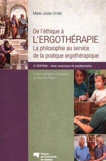 Couverture_De l'éthique à l'ergothérapie