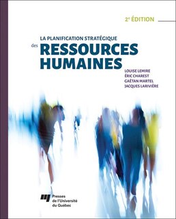 Couverture_La planification stratégique des ressources humaines