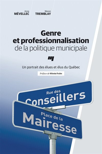 Front cover_Genre et professionnalisation de la politique municipale