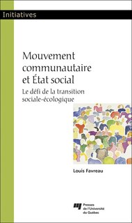 Front cover_Mouvement communautaire et État social