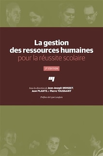 Front cover_La Gestion Des Ressources Humaines Pour La Réussite Scolaire