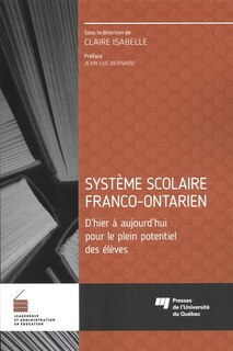 Front cover_Système scolaire franco-ontarien