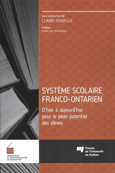 Front cover_Système scolaire franco-ontarien