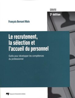 Couverture_Le recrutement, la sélection et l'accueil du personnel