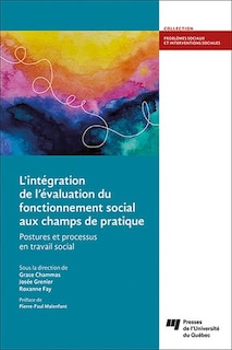 Couverture_L' intégration de l’évaluation du fonctionnement social aux champs de pratique