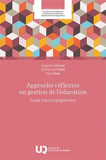 Couverture_Approche réflexive en gestion de l’éducation